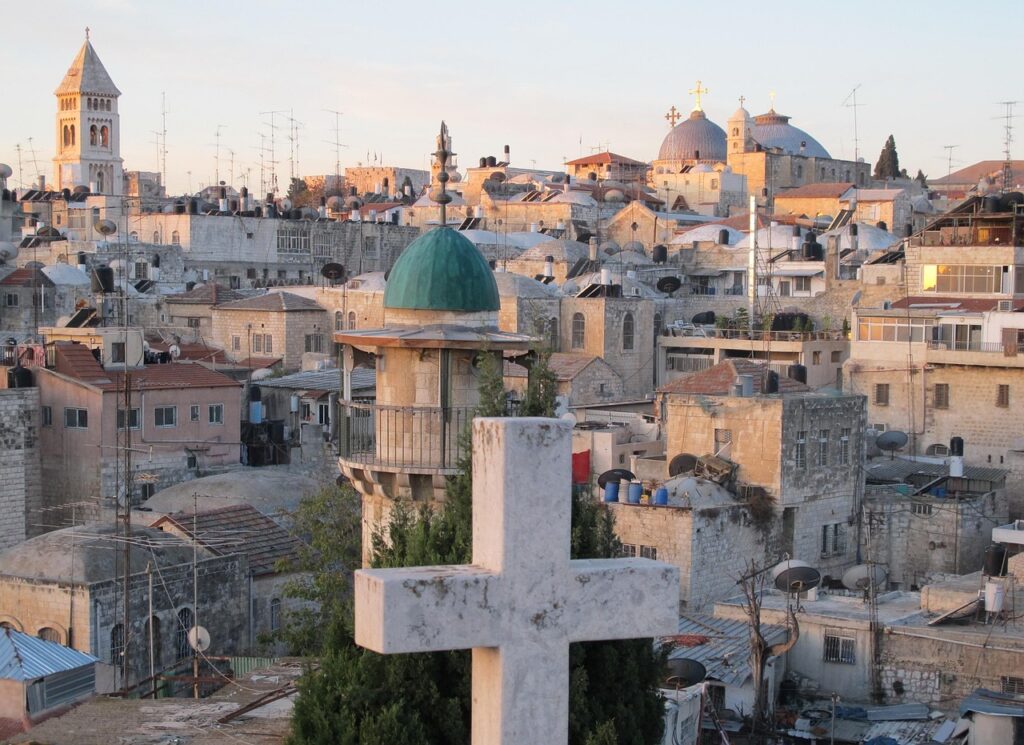 jerusalem, israel, city, holy city, downtown, building, cross, jerusalem, jerusalem, jerusalem, jerusalem, jerusalem, israel, israel, israel